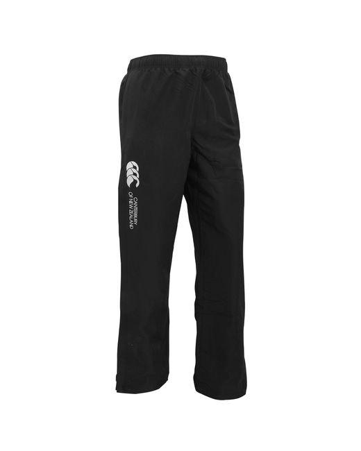 Canterbury Black Stadium Elasticated Sports Trousers for men