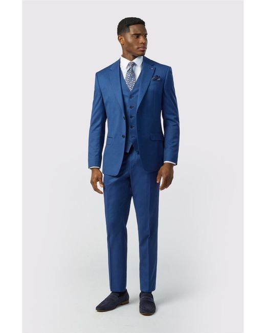 Ted Baker Blue Single Breasted Two Button Tailored Suit Jacket for men