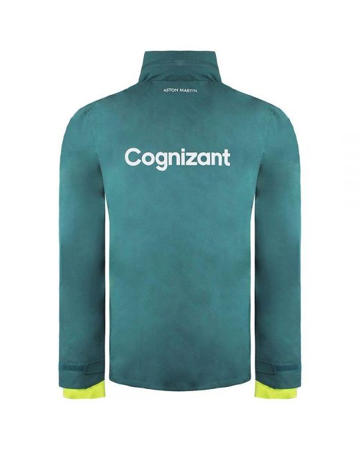 Aston Martin Green Cognizant F1 Official Team Jacket for men