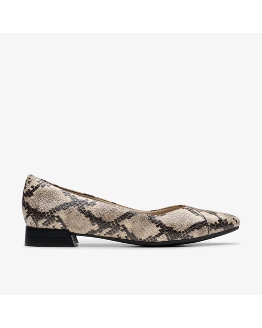 Clarks Brown Natalyn Wish Snake Shoes