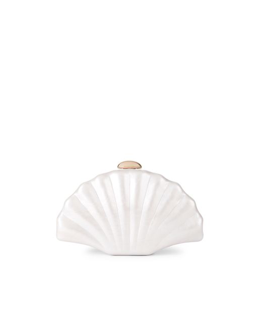 Carvela Kurt Geiger White Aquamarina Clutch Bag