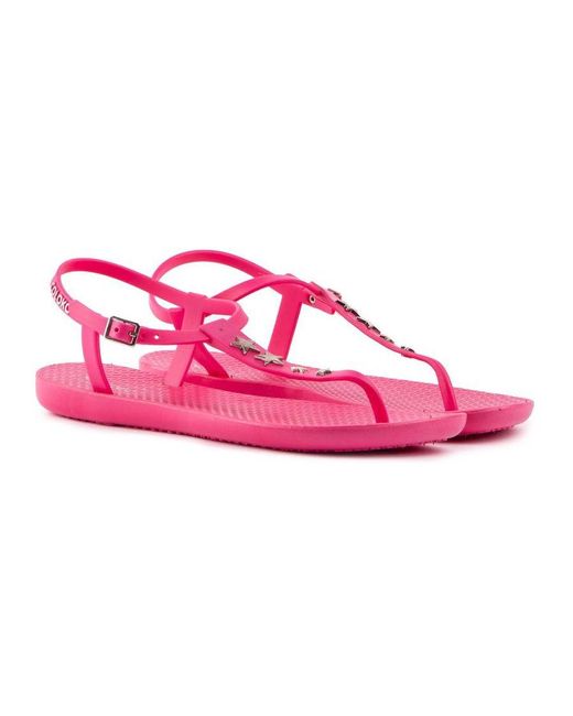Coloko Pink Frangipani Sandals
