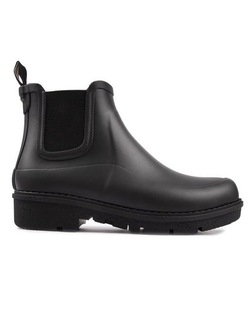 Fitflop Black Wonder Welly Chelsea Boots