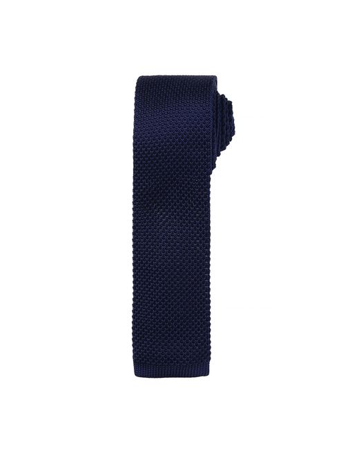PREMIER Blue Slim Textured Knit Effect Tie (Pack Of 2) for men