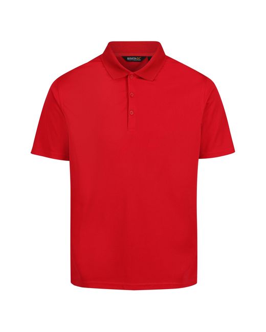 Regatta Red Pro Moisture Wicking Polo Shirt (Classic) for men