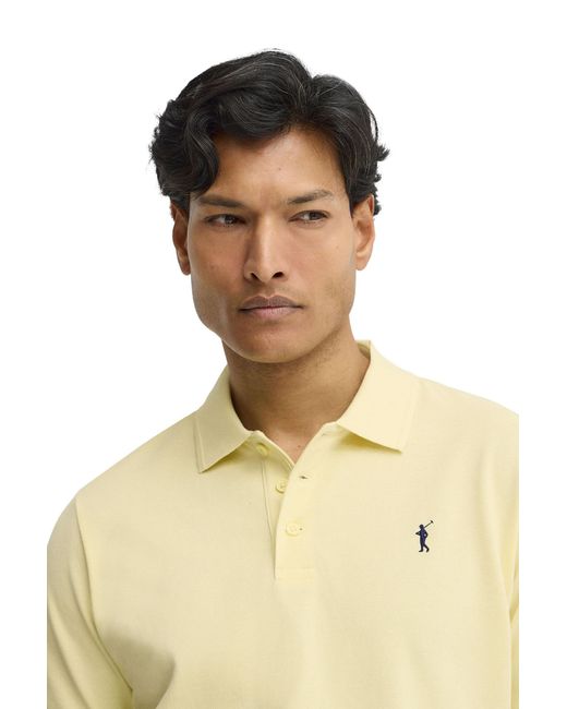 POLO CLUB Natural Short Sleeve Shirt Polo-Shirt-S-S5 for men