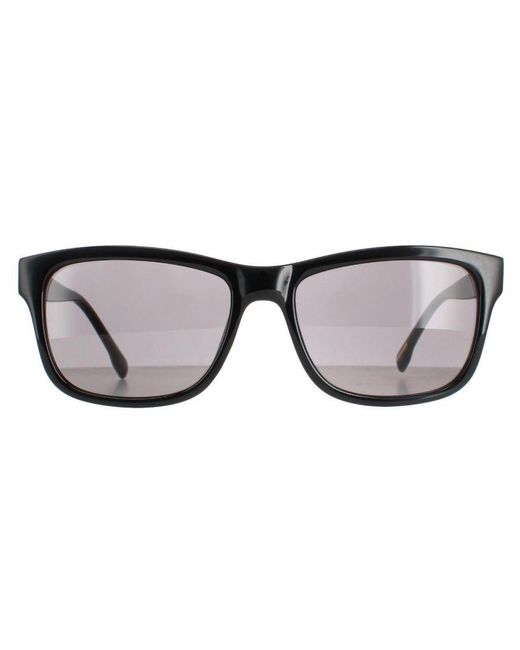 Ted Baker Black Rectangle Polished Patterned Tb1455 Dane Sunglasses