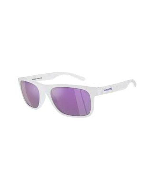 Arnette Purple White Resin Sunglasses
