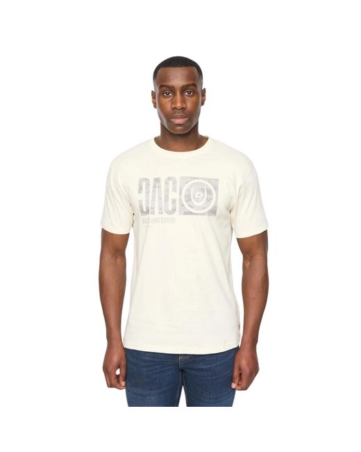 Duck and Cover White Hexocamo T-Shirt (Off) for men