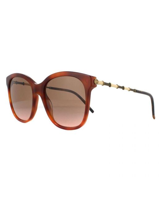 Gucci Brown Sunglasses Gg0654S 003 Havana Gradient