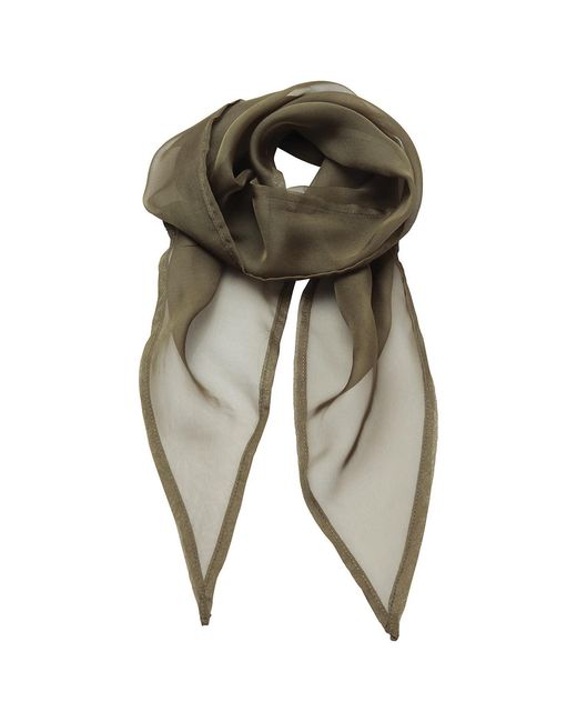 PREMIER Green Chiffon Lightweight Scarf