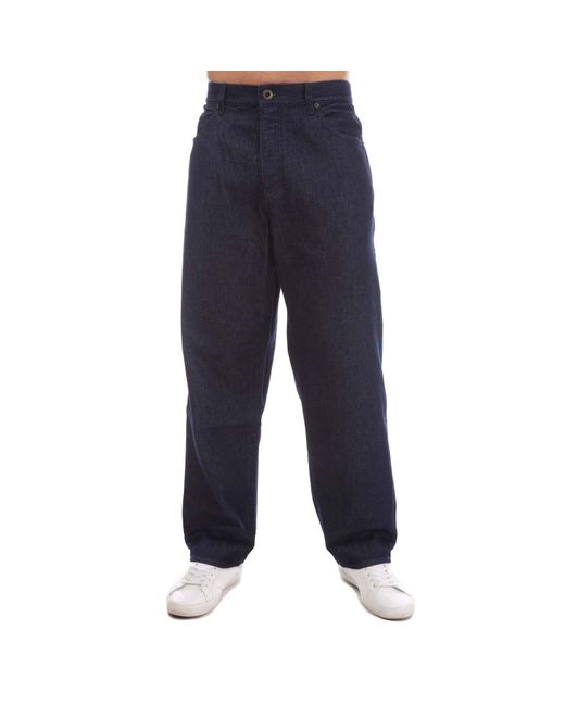 Armani Blue J25 Loose-Fit Jeans for men