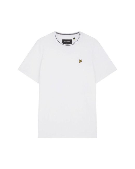 Levi's Boys' Basic T-Shirt, White Ringer, L