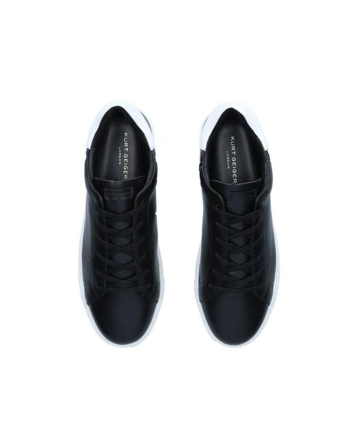 Kurt Geiger Blue Leather Laney Sneakers for men