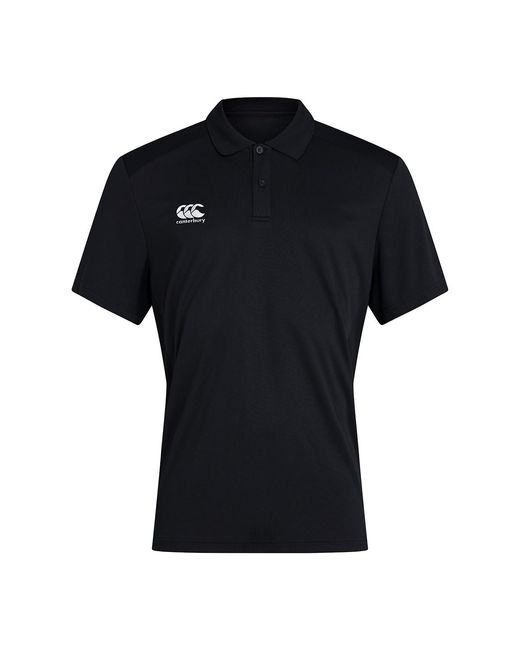 Canterbury Black Club Dry Polo Shirt for men