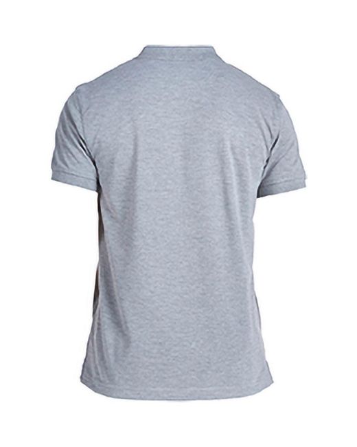 Canterbury Gray Waimak Short Sleeve Pique Polo Shirt Marl) for men