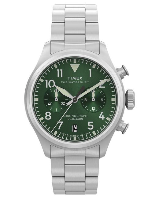 Timex Waterbury Ace Herren Armbanduhr Tw2Y19100 in Gray für Herren