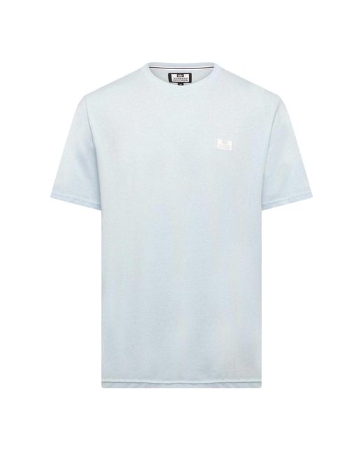 Weekend Offender Blue Bridgetown Logo T-Shirt (Cloud) for men