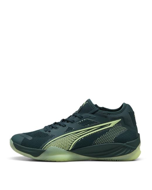 PUMA Green Eliminate Nitro Sqd 4 Handball Trainers for men