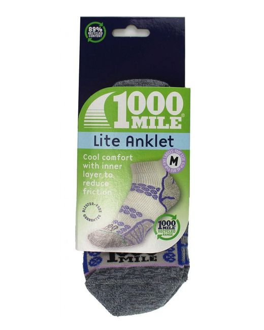 1000 Mile Socks Blue 1000 Mile Socks Womens
