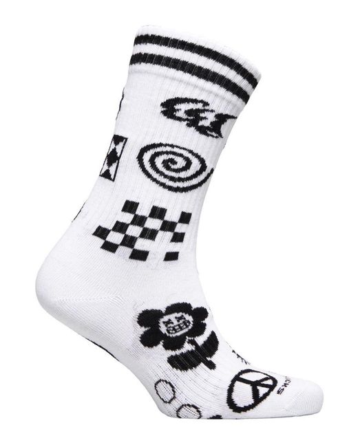 Happy Socks Black Patchwork