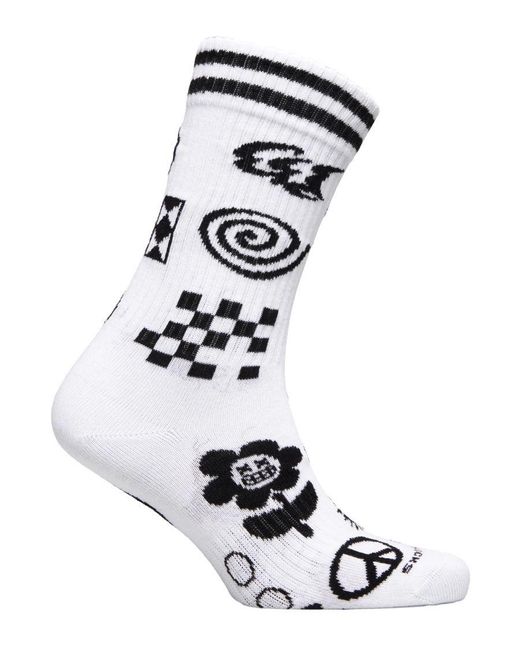 Happy Socks Black Patchwork
