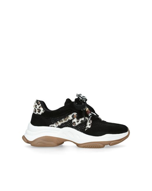 Steve Madden Black Suede Maxfield Sneakers