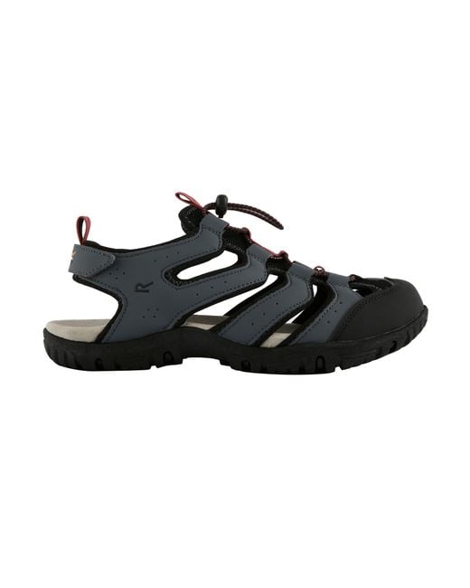Regatta Black Westshore Iv Sandals (Dark Storm/Brick) for men