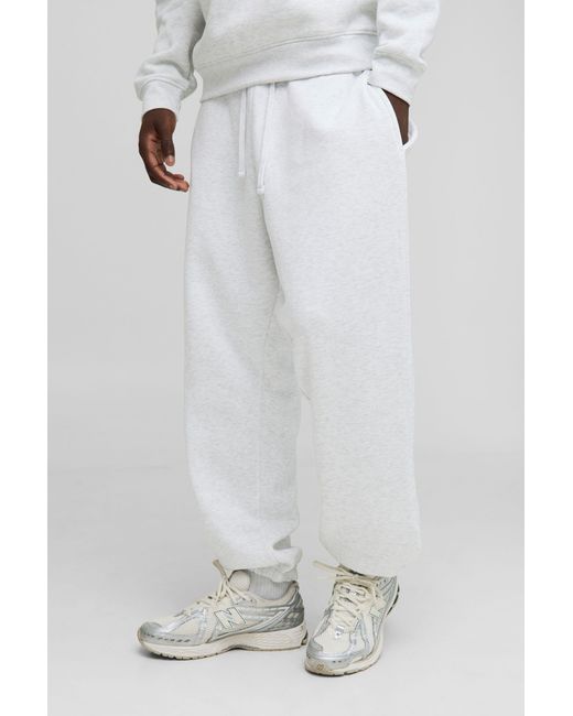 BoohooMAN White Basic Oversized Jogger for men
