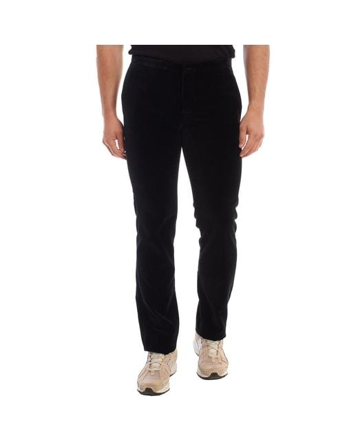 Emporio Armani Black Velvet Dress Pants 01P630 for men