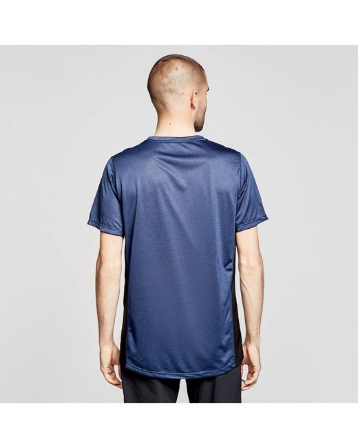 North Ridge Blue Resistance Short Sleeve Moisture Wicking Baselayer Shirt for men