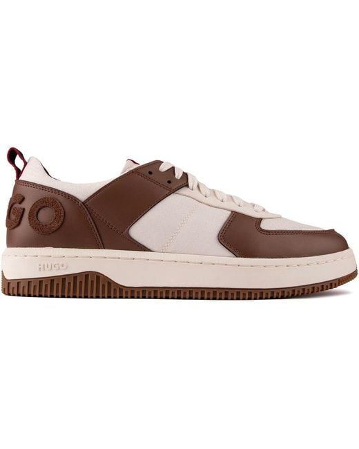 HUGO Kilian Tenn Sneakers in het Brown voor heren