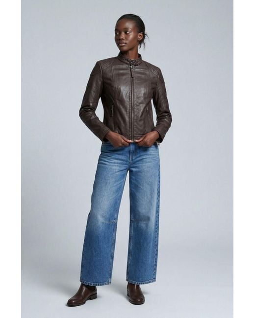 Elle Blue Anette Leather Jacket