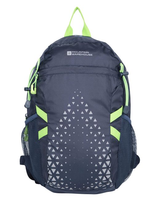 Mountain Warehouse Blue 'Pursuit' Hydro Bag With Padded Airmesh Back Reflective Backpack