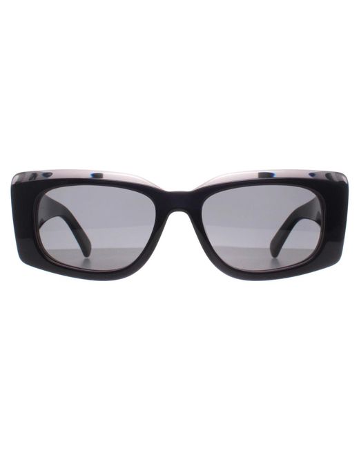 Ferragamo Gray Rectangle Dark Sf1079Sn