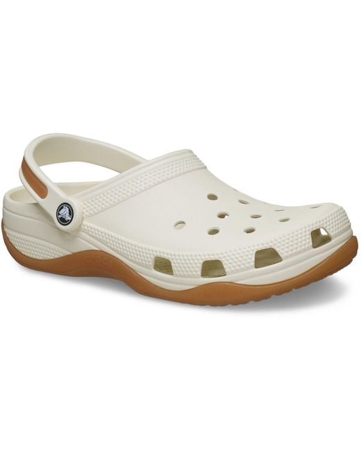 CROCSTM White Classic Evo Gum Eva Summit/Gum Clogs for men