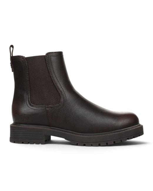 Blowfish Black Faux Leather Chelsea Boots