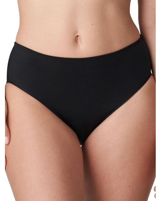 Primadonna Black Satin Full Briefs