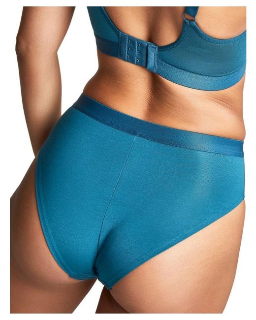 Panache Blue Adore Deep Brief