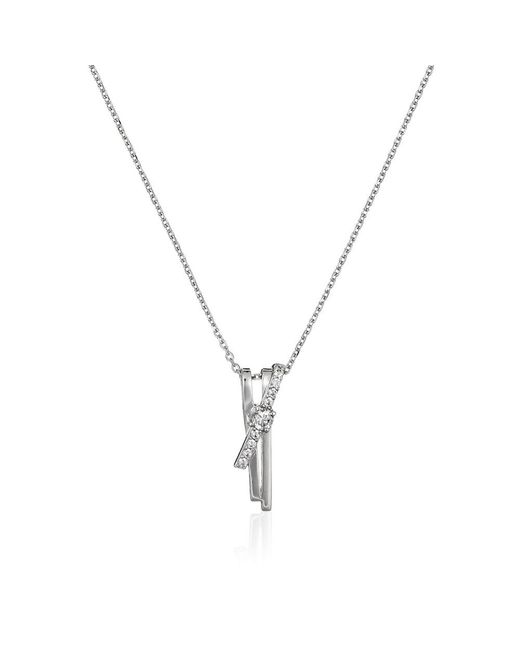 Orphelia Metallic 925 Sterling Chain With Pendant