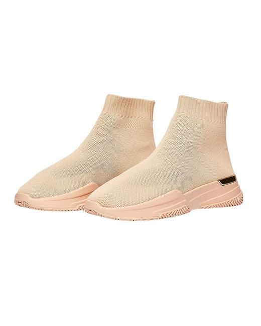 Mallet Natural Ladies Sock Trainers