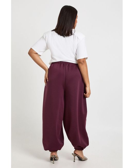 Boohoo Red Plus Balloon Trouser