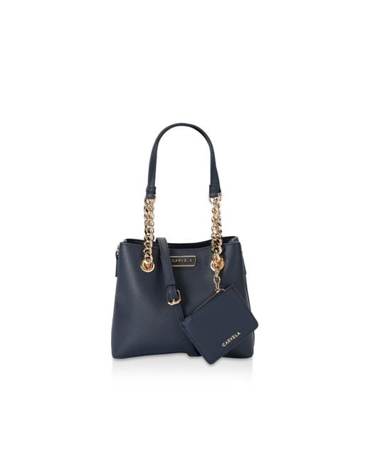 Carvela Kurt Geiger Blue Mini Cammie 3 Bag