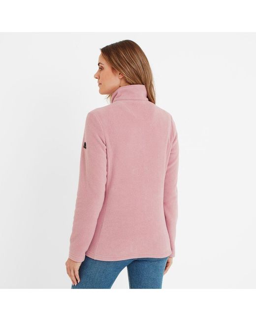 TOG24 Red Revive Quarter Zip Fleece Faded
