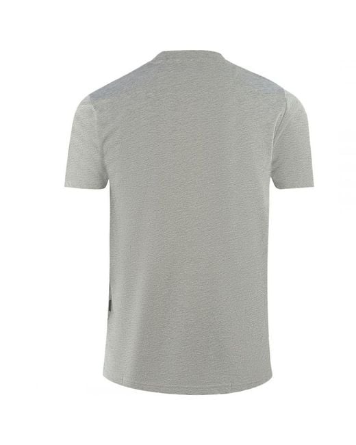 Aquascutum Gray London Tonal Aldis Logo T-Shirt for men