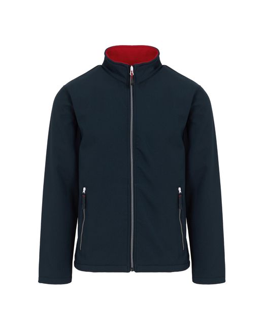 Regatta Blue Ascender Plain Double Layered Soft Shell Jacket /Classic) for men