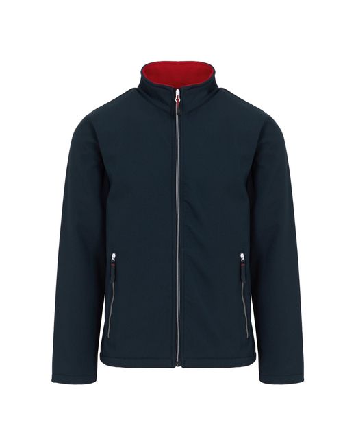 Regatta Blue Ascender Plain Double Layered Soft Shell Jacket /Classic) for men