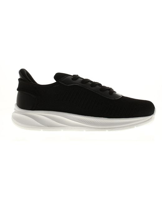 Surge Black Chunky Trainers Miriam Wider Fit Lace Up