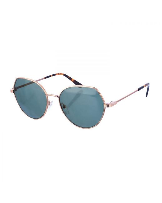 Karl Lagerfeld Blue Metal Sunglasses With Circular Shape Kl328S
