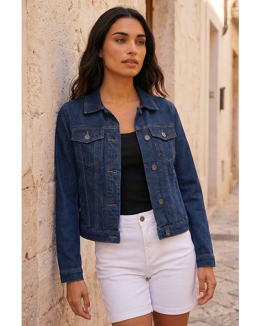 Roman Blue Classic Cotton Denim Jacket